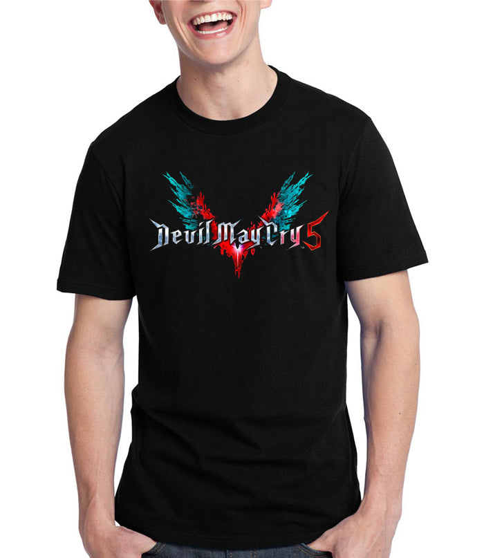 Devil May Cry Half Sleeve Black T-Shirt Hoodie, Sweatshirt | CoreVibeTees.com