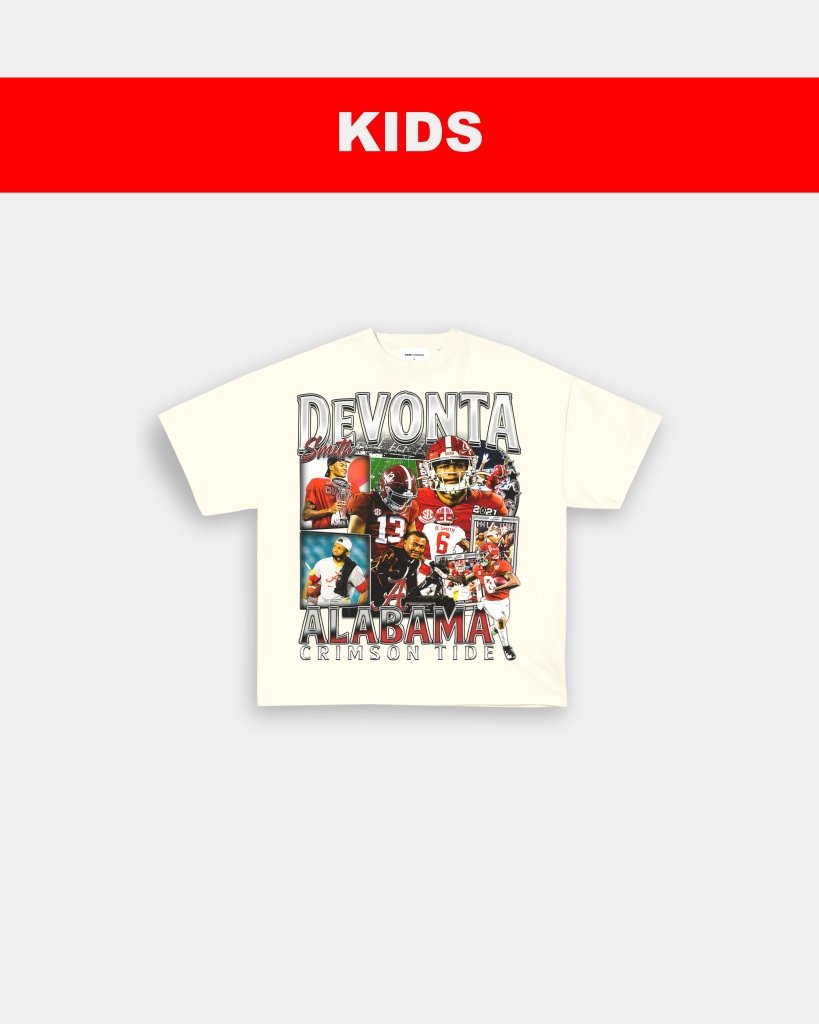 DEVONTA SMITH - ALABAMA- KIDS TEE Hoodie, Sweatshirt | CoreVibeTees.com (Image 4)
