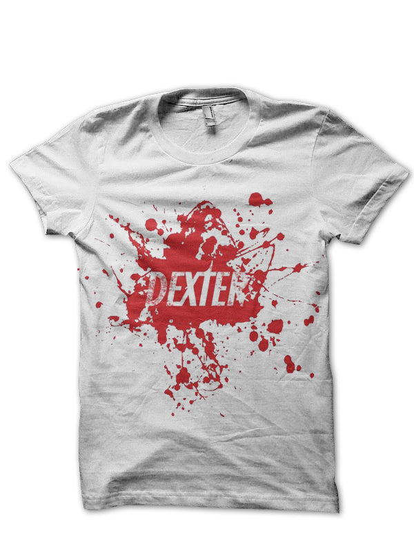 Dexter Blood White T-Shirt Hoodie, Sweatshirt | CoreVibeTees.com