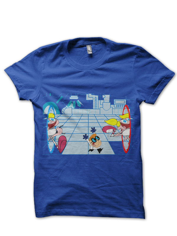 Dexter Lab Blue Tee Hoodie, Sweatshirt | CoreVibeTees.com