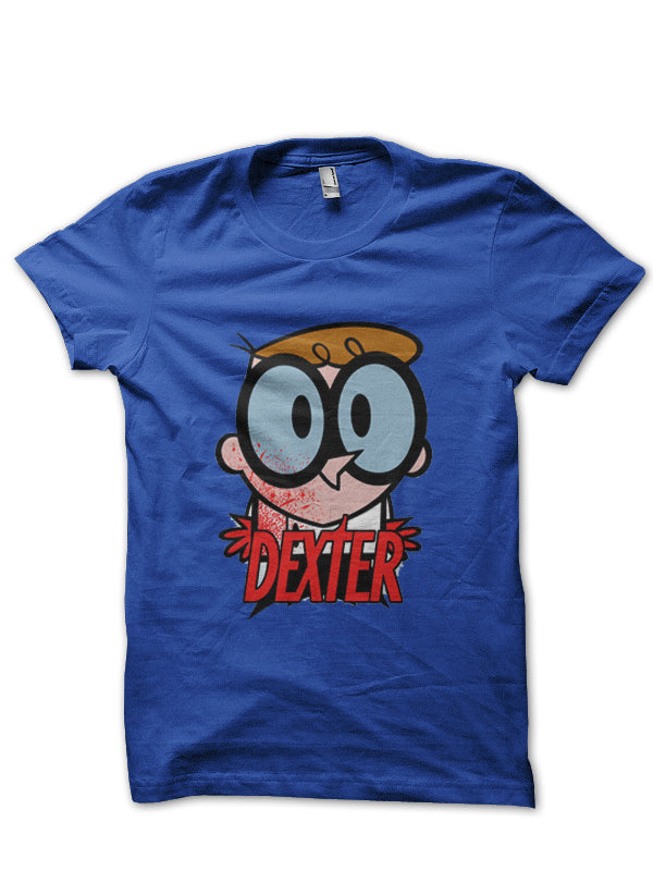 Dexter Royal Blue Tee Hoodie, Sweatshirt | CoreVibeTees.com