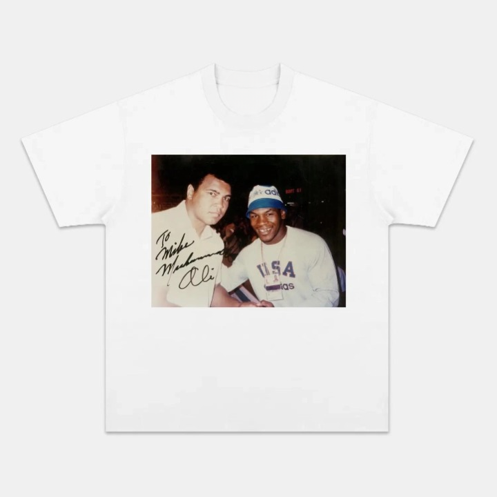 Muhammad Ali & Mike Tyson TEE Hoodie, Sweatshirt | CoreVibeTees.com (Image 3)