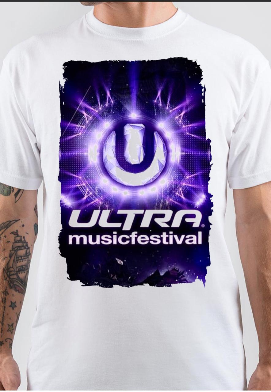 Ultra Musicfestival White T-Shirt Hoodie, Sweatshirt | CoreVibeTees.com