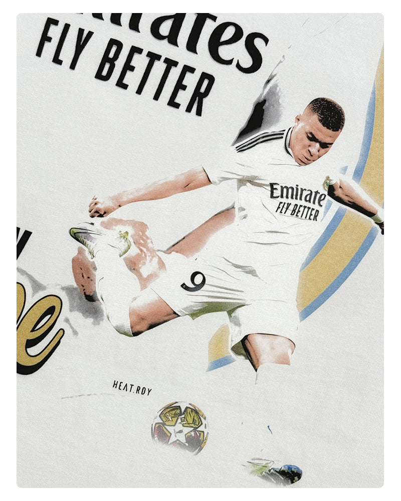 Kylian  MbappÃ© Real Madrid "Signature" TEE Hoodie, Sweatshirt | CoreVibeTees.com (Image 3)