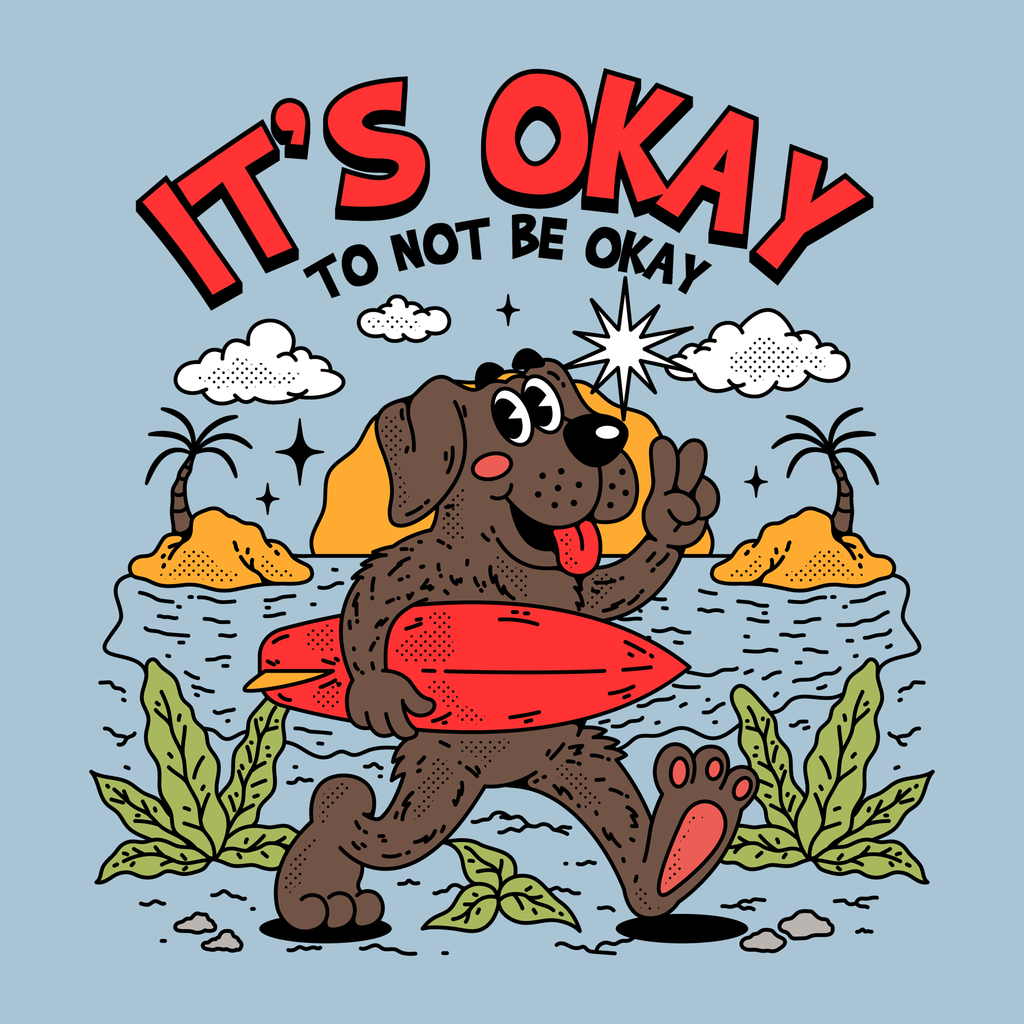 It's Okay To Not Be Okay (Adult Hoodie) T-Shirts, Sweatshirt | CoreVibeTees.com (Image 2)