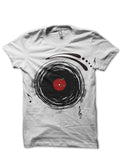 Disc Hole White Tee Hoodie, Sweatshirt | CoreVibeTees.com
