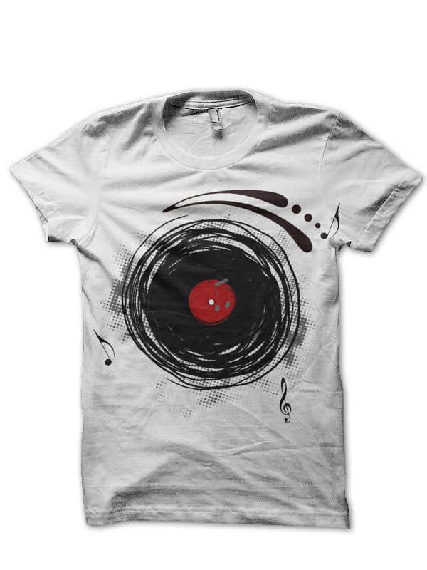 Disc Hole White Tee Hoodie, Sweatshirt | CoreVibeTees.com