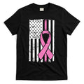 Distressed Breast Cancer Ribbon Flag T-Shirt Hoodie, Sweatshirt | CoreVibeTees.com