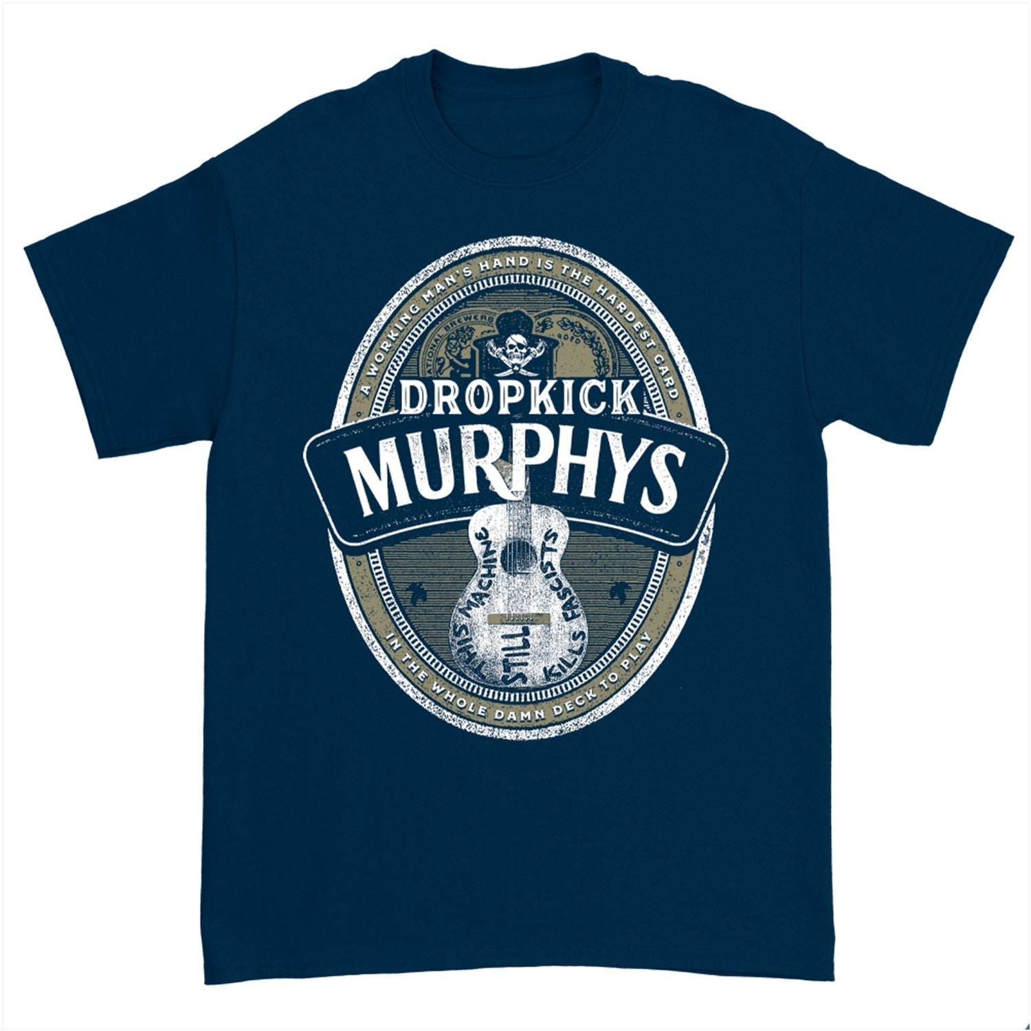 Beer Label T-Shirt (Navy) Hoodie, Sweatshirt | CoreVibeTees.com
