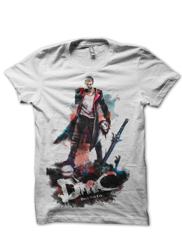 Devil May Cry White Tee Style001 Hoodie, Sweatshirt | CoreVibeTees.com