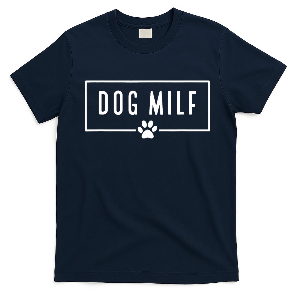 DOG MILF Funny Dog Mom T-Shirt Hoodie, Sweatshirt | CoreVibeTees.com