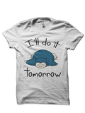 Iâ€™ll Do It Domorrow White Half Sleeve T-Shirt Hoodie, Sweatshirt | CoreVibeTees.com