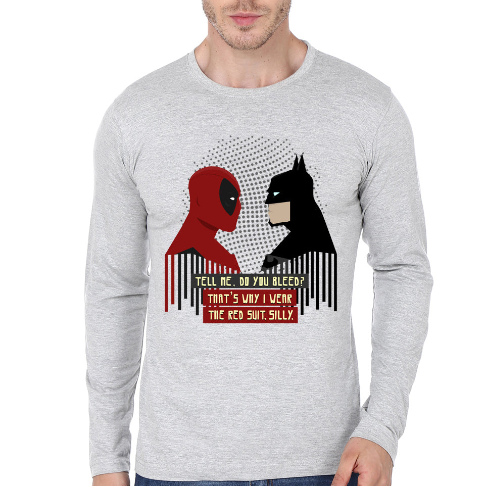 Do You Bleed Grey Full Sleeve Tee Hoodie, Sweatshirt | CoreVibeTees.com