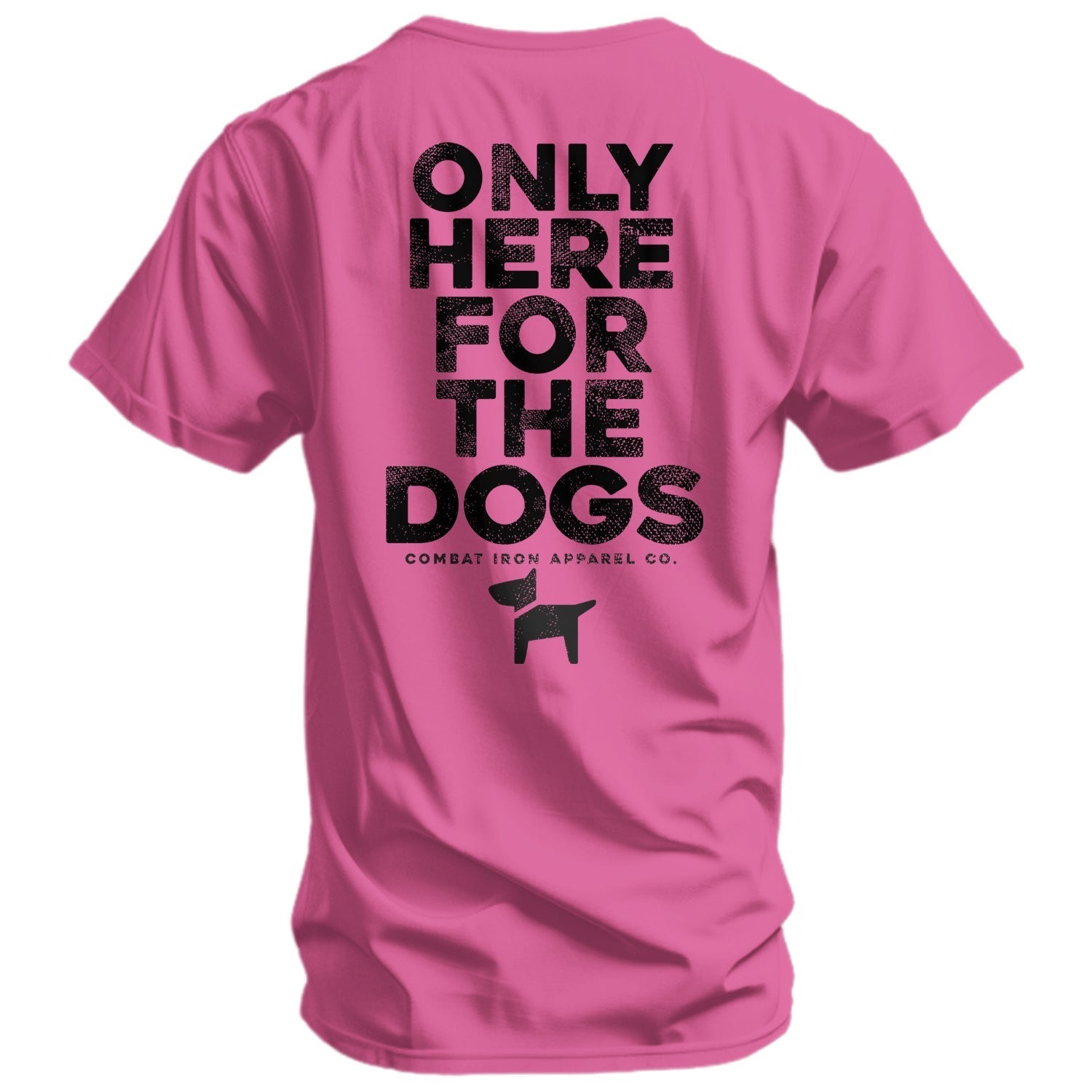 Only Here For The Dogs Men's T-Shirt Hoodie, Sweatshirt | CoreVibeTees.com (Image 3)