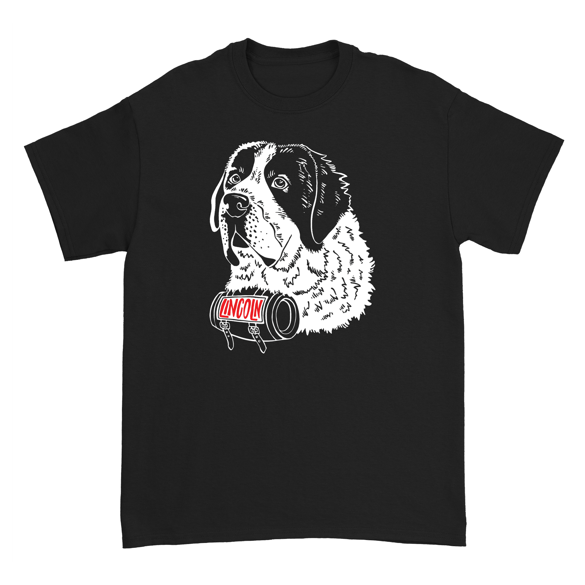 Lincoln - Saint Bernard T-Shirt Hoodie, Sweatshirt | CoreVibeTees.com