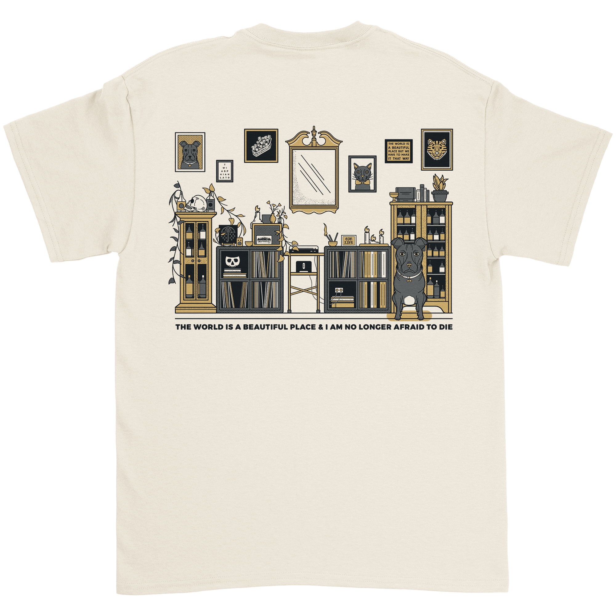 TWIABP - Dog T-Shirt - Natural Hoodie, Sweatshirt | CoreVibeTees.com (Image 3)