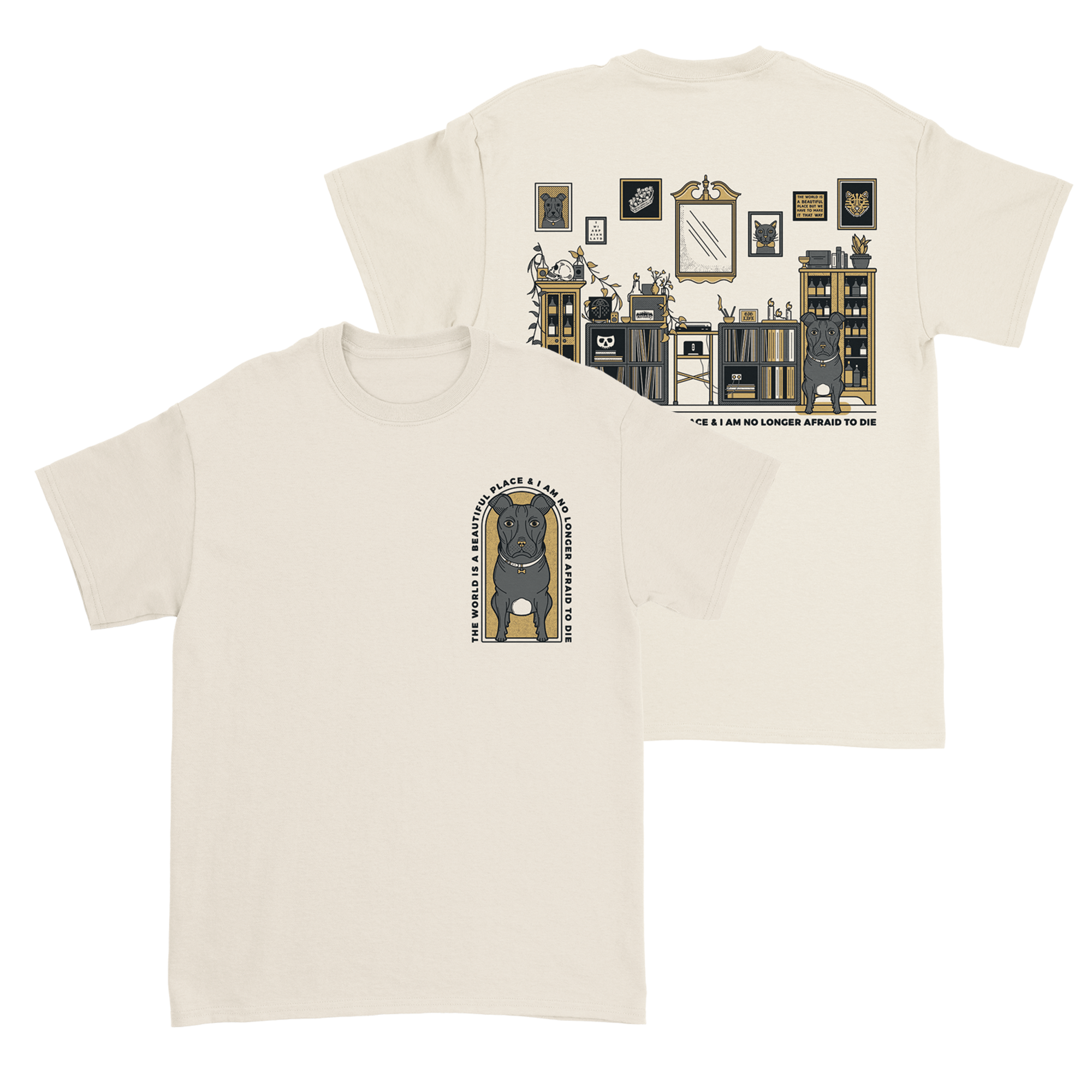 TWIABP - Dog T-Shirt - Natural Hoodie, Sweatshirt | CoreVibeTees.com (Image 1)