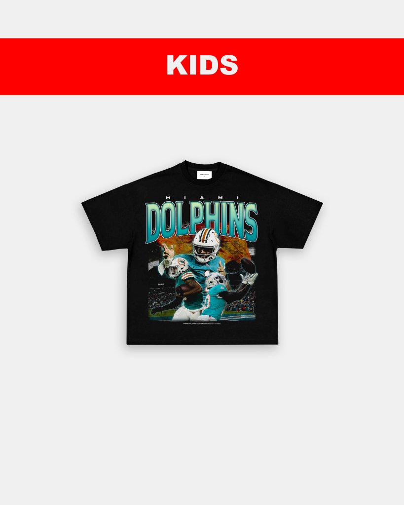 DOLPHINS - KIDS TEE Hoodie, Sweatshirt | CoreVibeTees.com (Image 3)