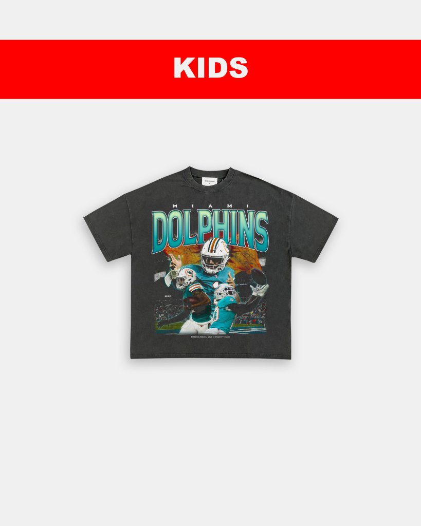 DOLPHINS - KIDS TEE Hoodie, Sweatshirt | CoreVibeTees.com (Image 1)