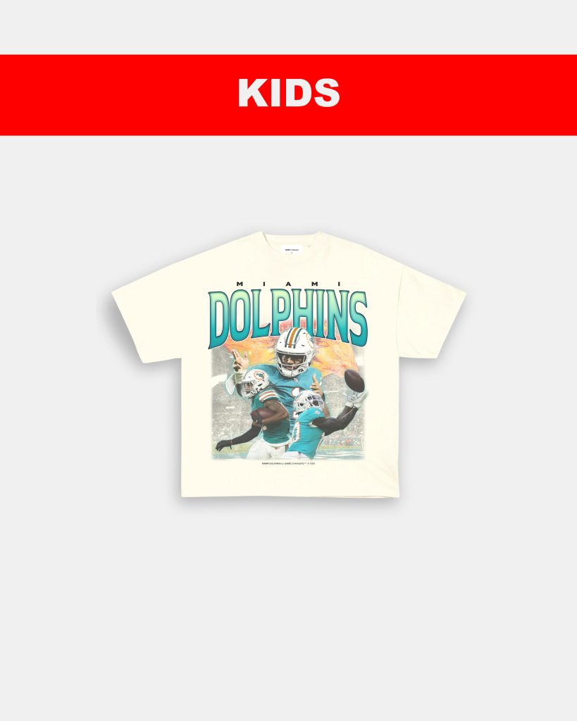 DOLPHINS - KIDS TEE Hoodie, Sweatshirt | CoreVibeTees.com (Image 4)