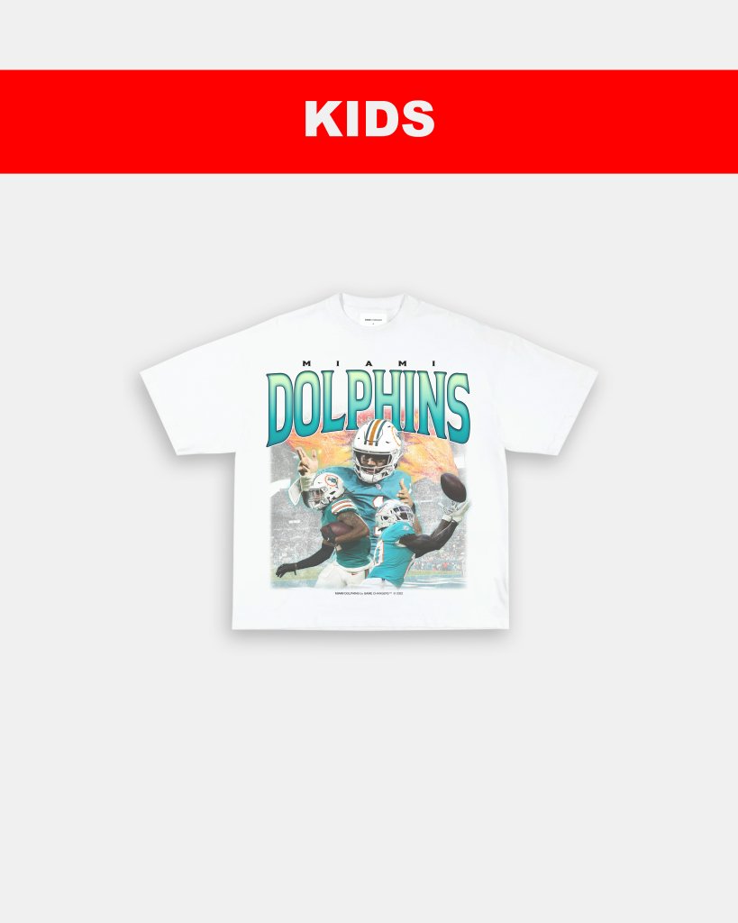 DOLPHINS - KIDS TEE Hoodie, Sweatshirt | CoreVibeTees.com (Image 2)