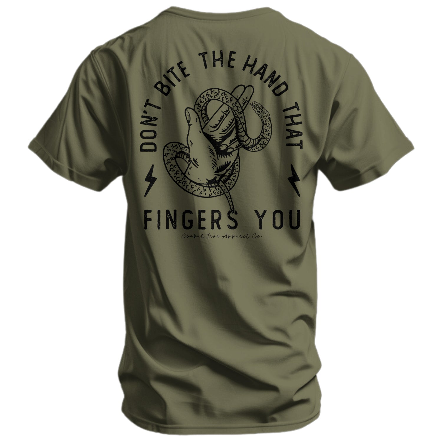 Don't Bite The Hand That Fingers You Men's T-Shirt Hoodie, Sweatshirt | CoreVibeTees.com (Image 2)