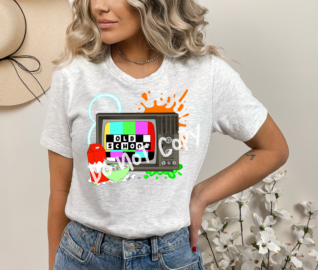 Old School Tee Hoodie, Sweatshirt | CoreVibeTees.com (Image 1)