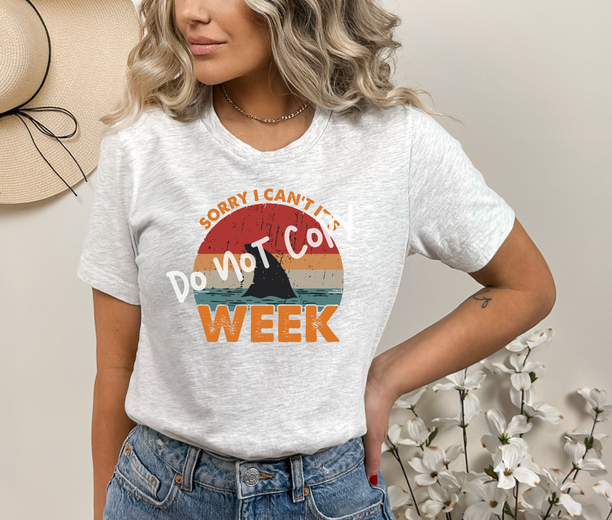 Shark Week Tee Hoodie, Sweatshirt | CoreVibeTees.com (Image 1)