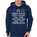Donâ€™t Blink Navy Blue Hoodie T-Shirts, Sweatshirt | CoreVibeTees.com