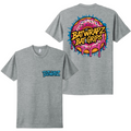 BatWrapz "Donuts" Adult T-Shirt Gray Hoodie, Sweatshirt | CoreVibeTees.com (Image 1)