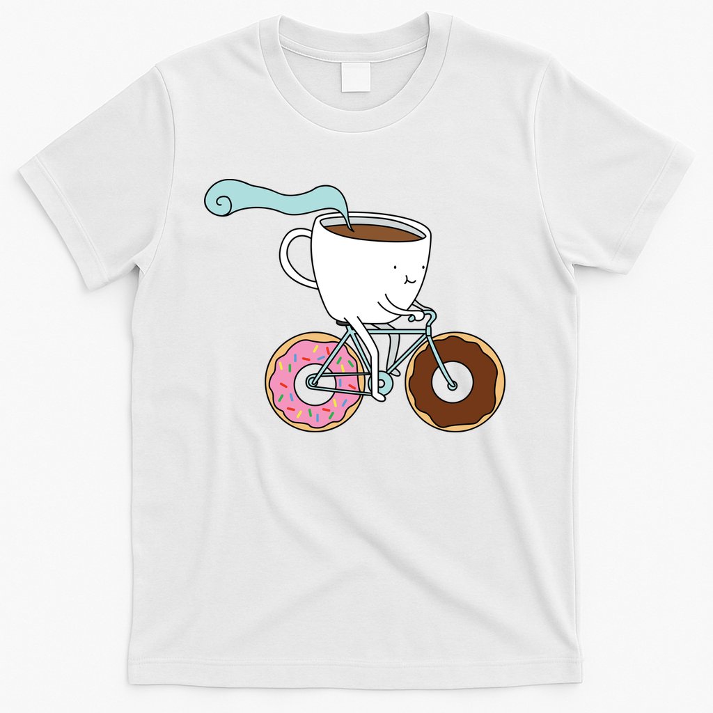 Donuts Coffee Bicycle T-Shirt Hoodie, Sweatshirt | CoreVibeTees.com