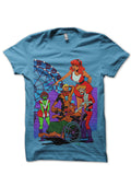 Doom Patrol Half Sleeve Light Blue T-Shirt Hoodie, Sweatshirt | CoreVibeTees.com
