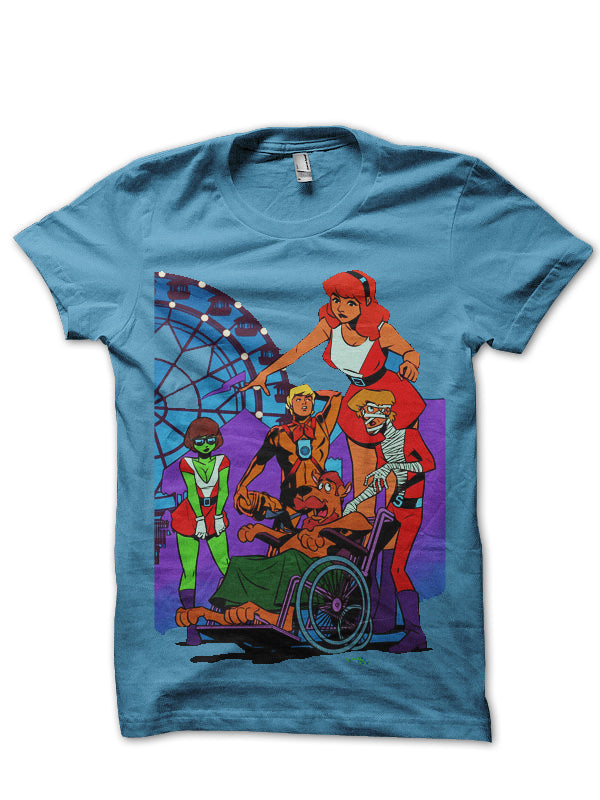 Doom Patrol Half Sleeve Light Blue T-Shirt Hoodie, Sweatshirt | CoreVibeTees.com