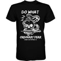 DO WHAT ORDINARY FEAR Snake & Skull Men's T-shirt Hoodie, Sweatshirt | CoreVibeTees.com (Image 1)