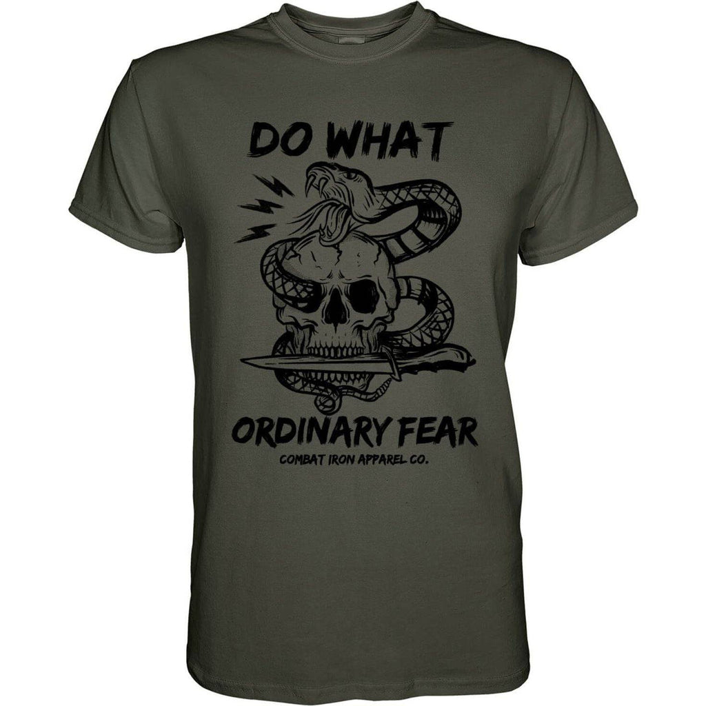 DO WHAT ORDINARY FEAR Snake & Skull Men's T-shirt Hoodie, Sweatshirt | CoreVibeTees.com (Image 4)