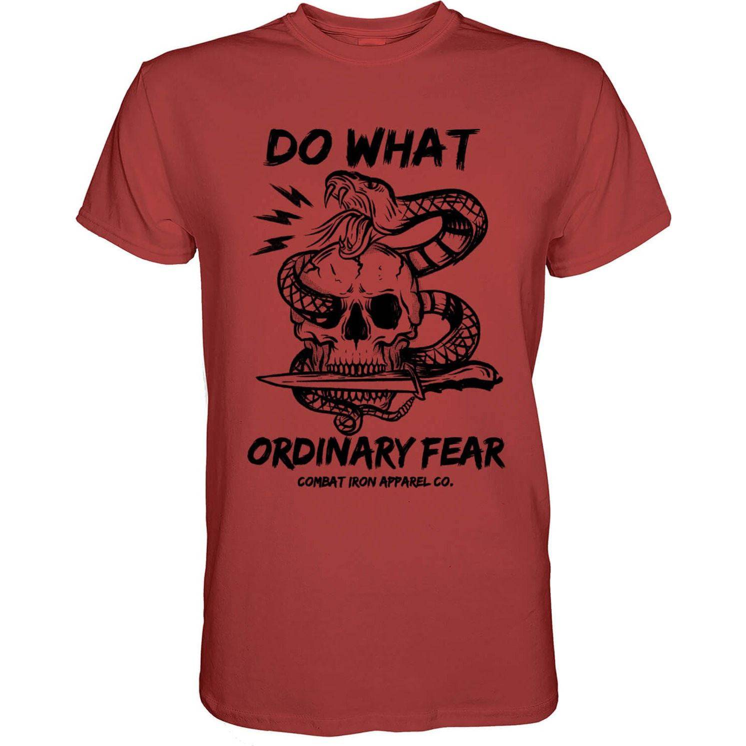 DO WHAT ORDINARY FEAR Snake & Skull Men's T-shirt Hoodie, Sweatshirt | CoreVibeTees.com (Image 2)