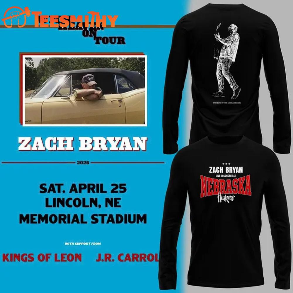 Zach Bryan x Nebraska Huskers 2026 Shirt
