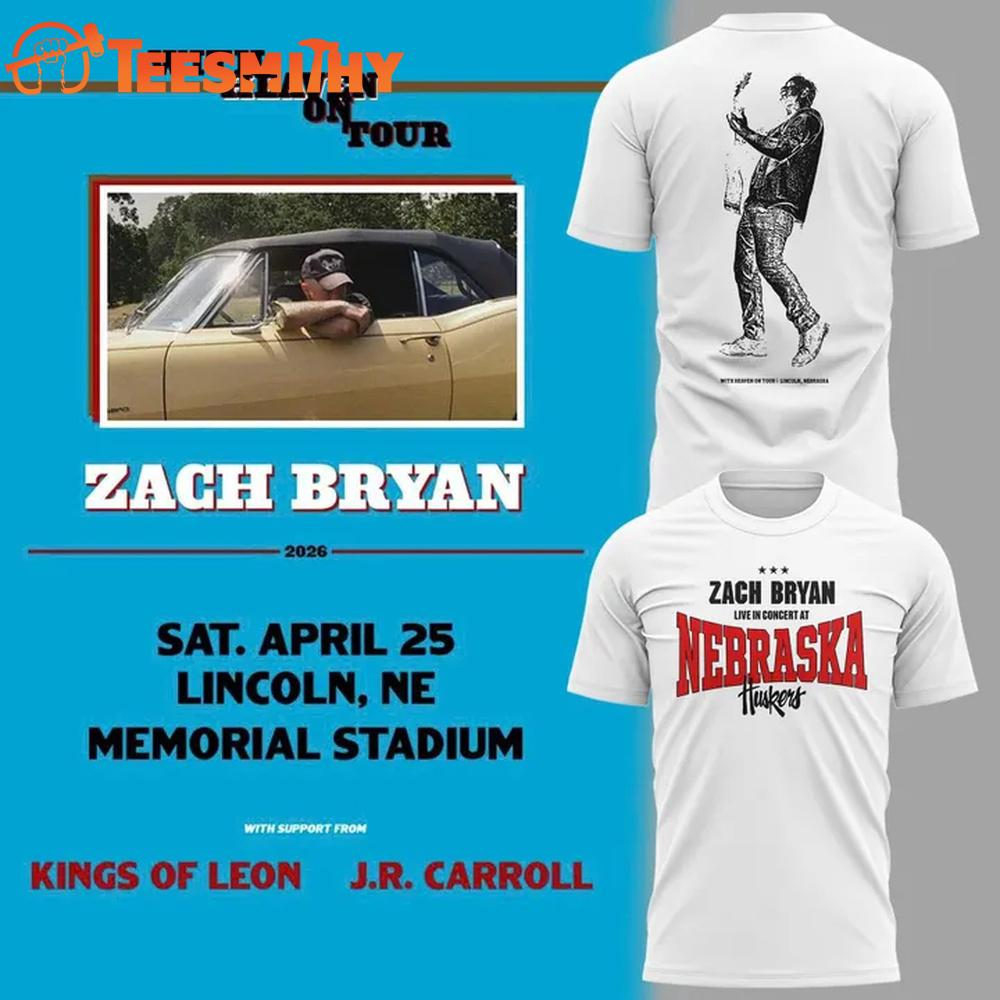 Zach Bryan x Nebraska Huskers 2026 Shirt