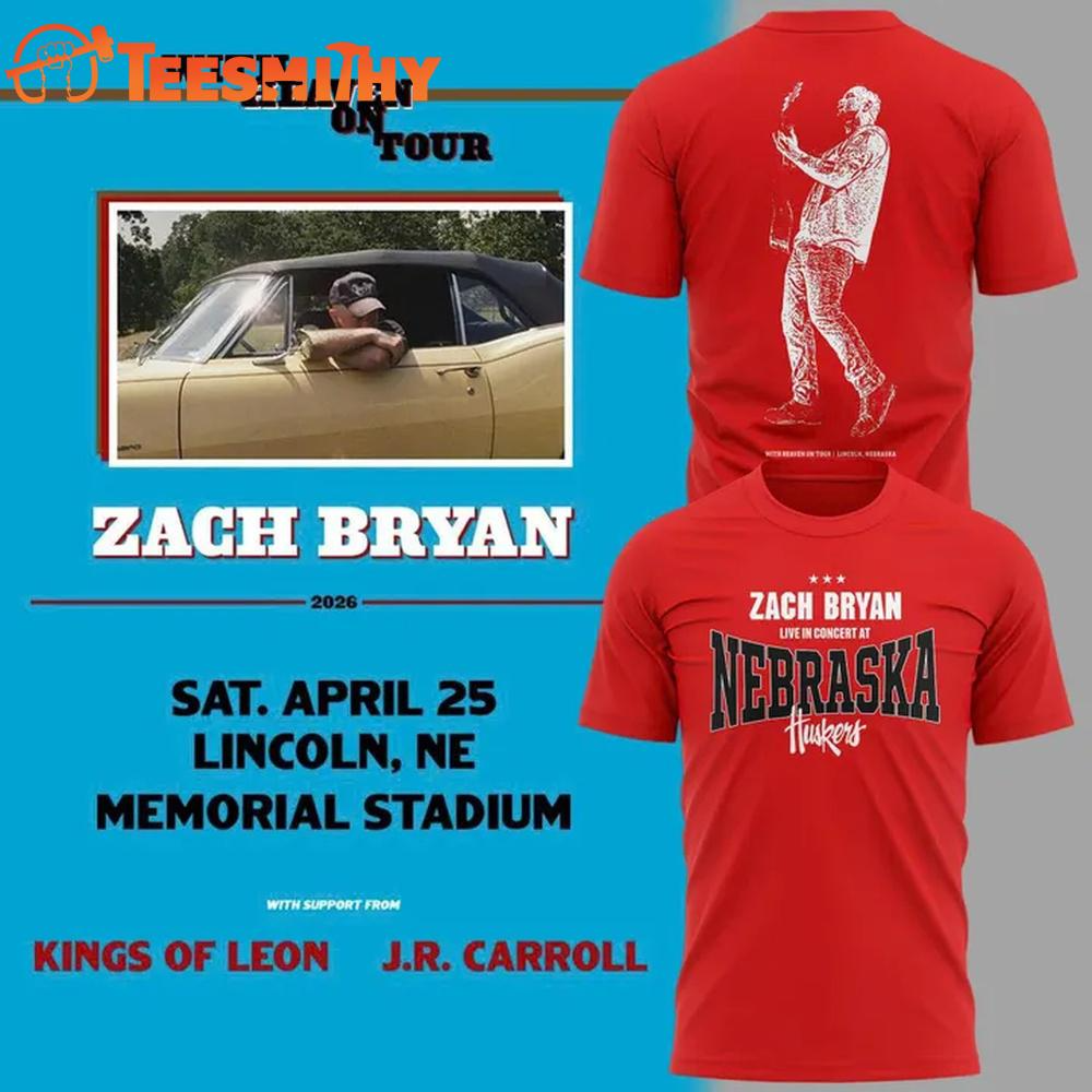Zach Bryan x Nebraska Huskers 2026 Shirt