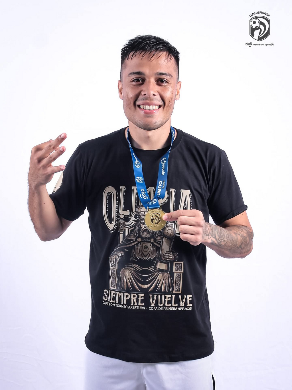 Olimpia Siempre Vuelve 48 Campeon Torneo Apertura Copa De Primera APF 2026 Shirt