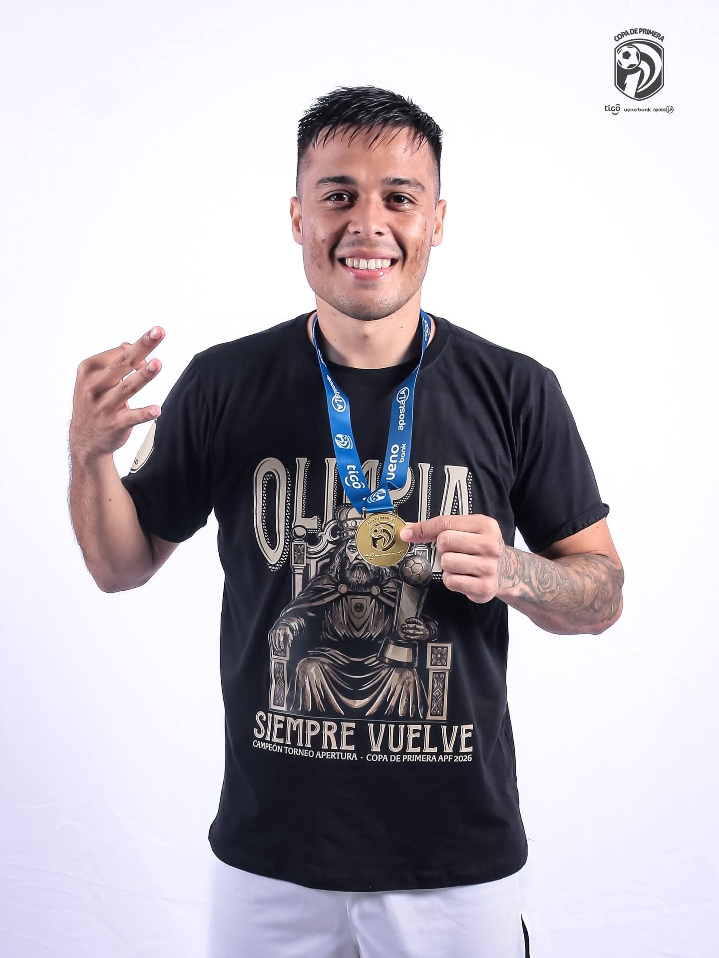 Olimpia Siempre Vuelve 48 Campeon Torneo Apertura Copa De Primera APF 2026 Shirt