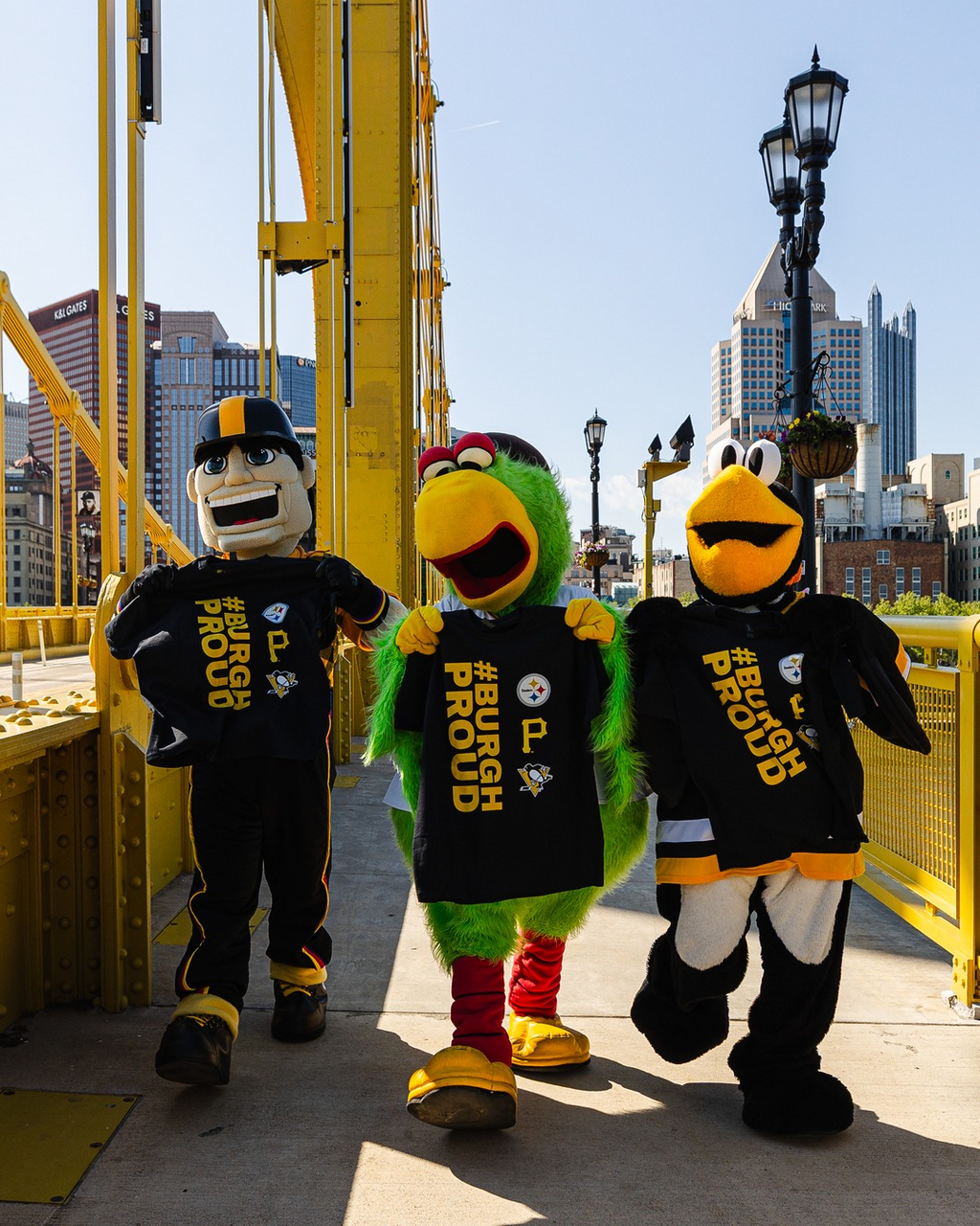 Pittsburgh Penguins, Pirates, and Steelers #BurghProud Challenge Shirt