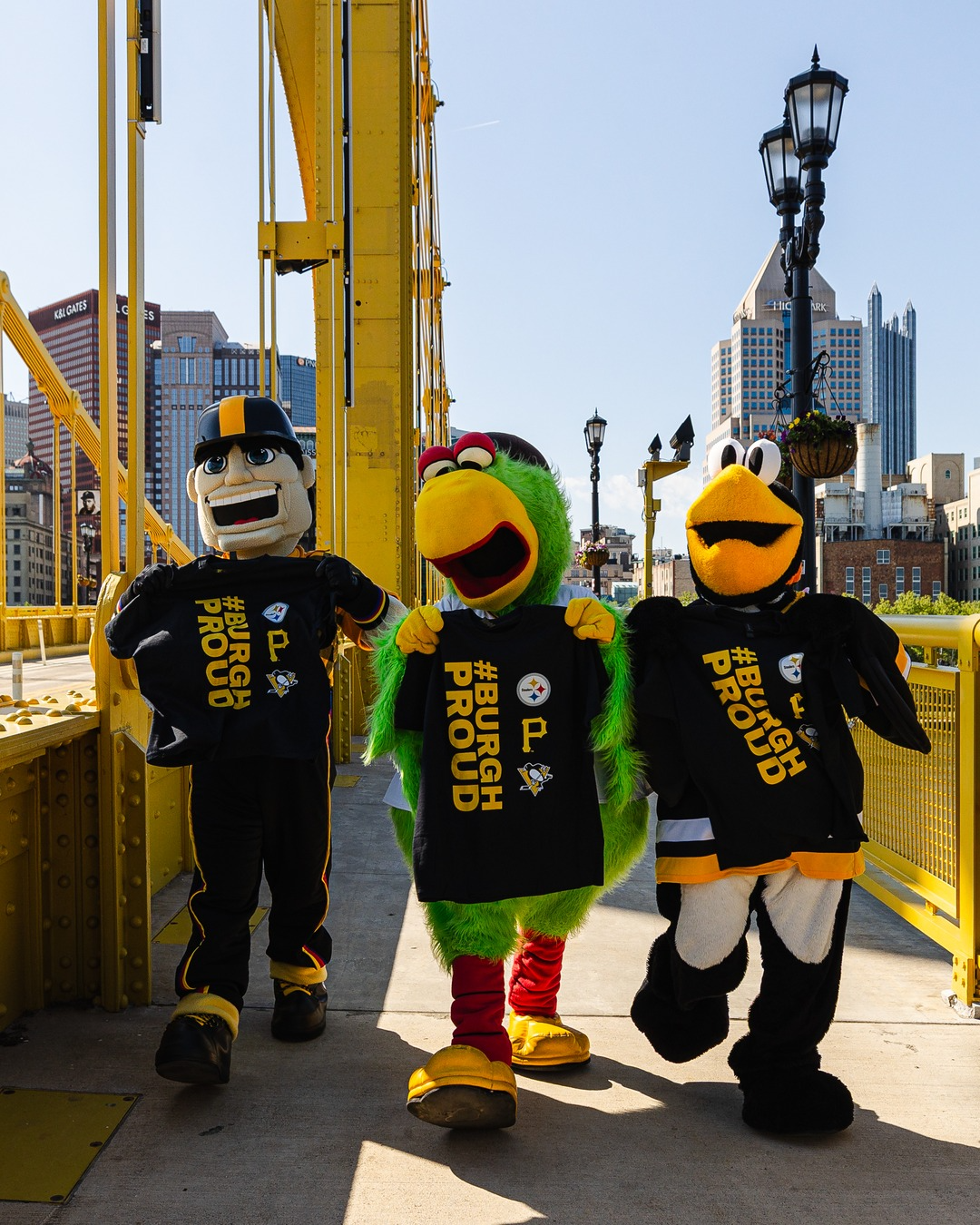 Pittsburgh Penguins, Pirates, and Steelers #BurghProud Challenge Shirt