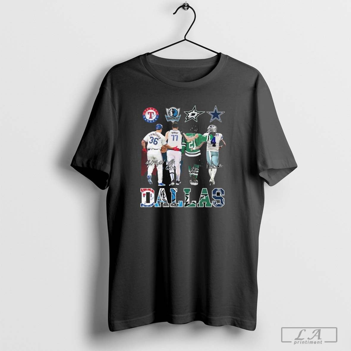 Texas Rangers Dallas Mavericks Dallas Stars Dallas Cowboys Proud State 2024 Signatures Shirt Hoodie, Sweatshirt