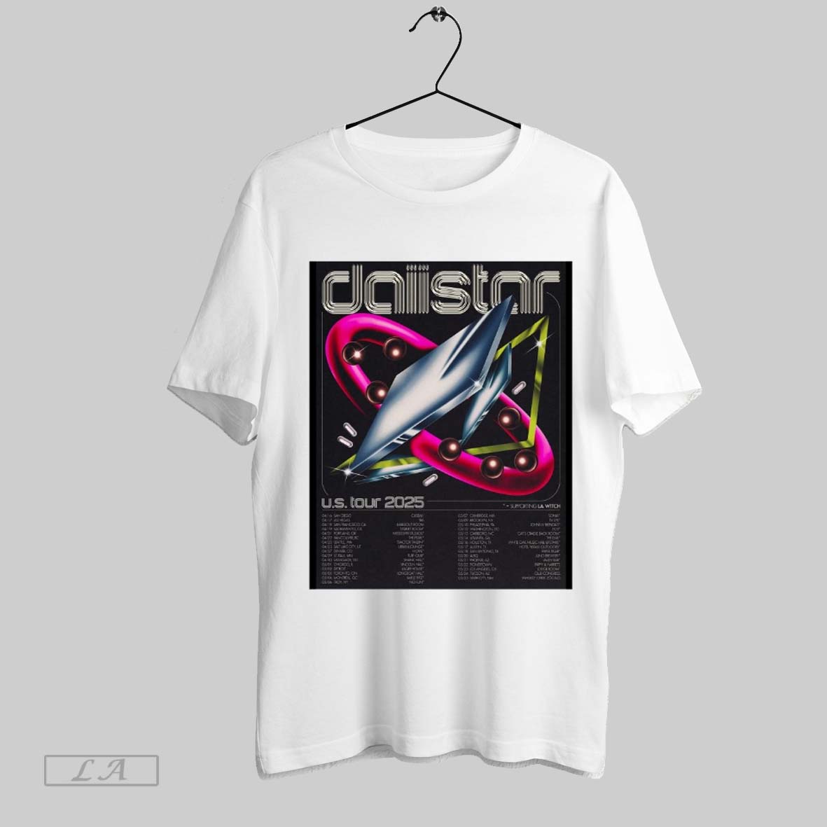 Top Poster Daiistar Us 2025 Tour 0416 San Diego Casbah 04 17 Las Vegas Tba T Shirt Hoodie, Sweatshirt | CoreVibeTees.com