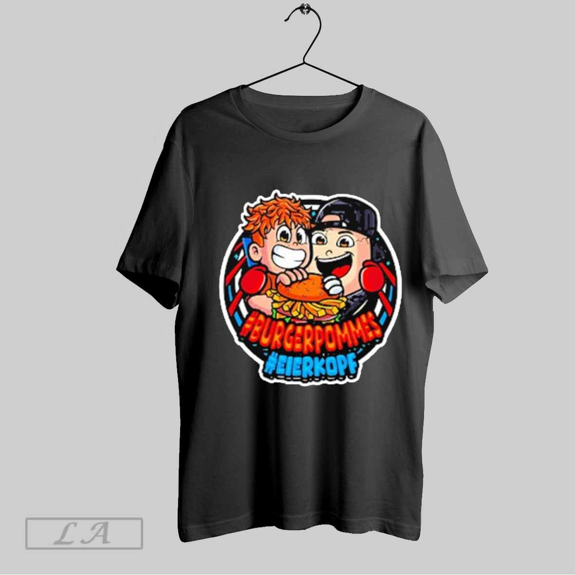Top Burgerpommes Eierkopf Lukasbs T-Shirts, Hoodie, Sweatshirt | CoreVibeTees.com