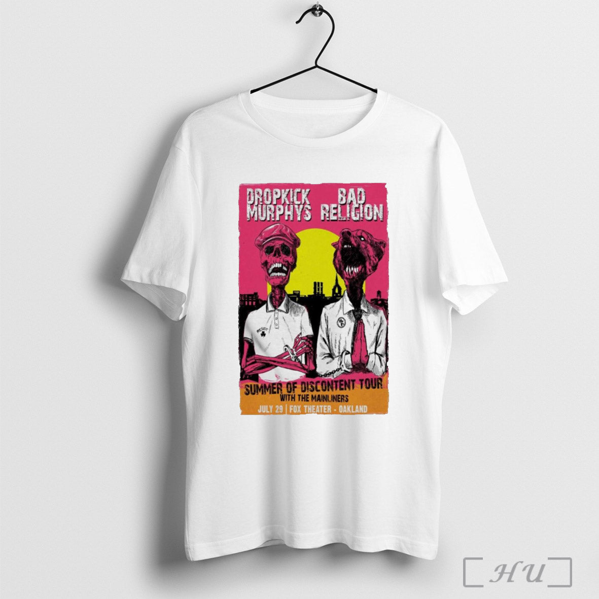 Trendy Dropkick Murphys And Bad Religion July 29 2025 Fox Theater Oakland In Oakland Ca Poster T Shirt Hoodie, Sweatshirt