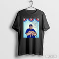 Tim Walz Hugs Pig Make America Happy Again T-Shirt Hoodie, Sweatshirt | CoreVibeTees.com