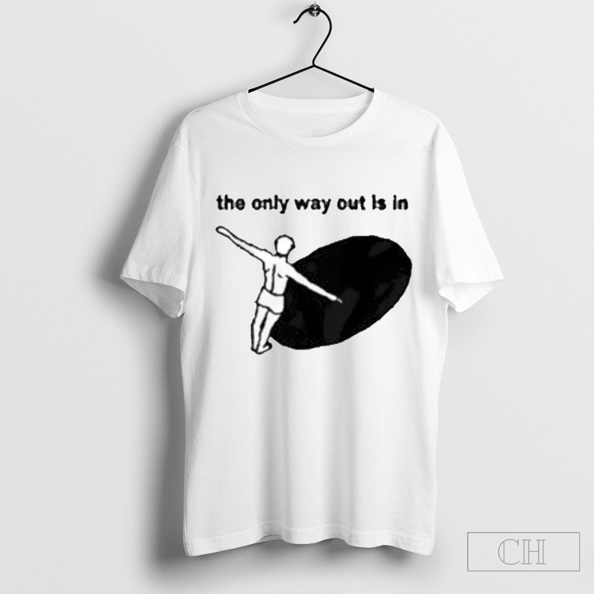 The Only Way Out Is In Black Hole T Shirt Cutom Hoodie, Sweatshirt | CoreVibeTees.com