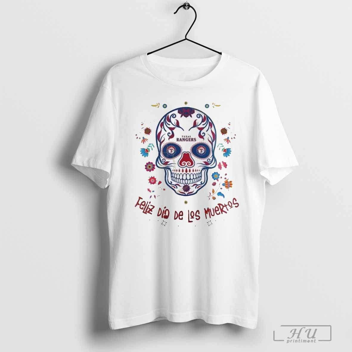 Texas Rangers 2024 Dia De Los Muertos Baseball T-Shirt Hoodie, Sweatshirt | CoreVibeTees.com